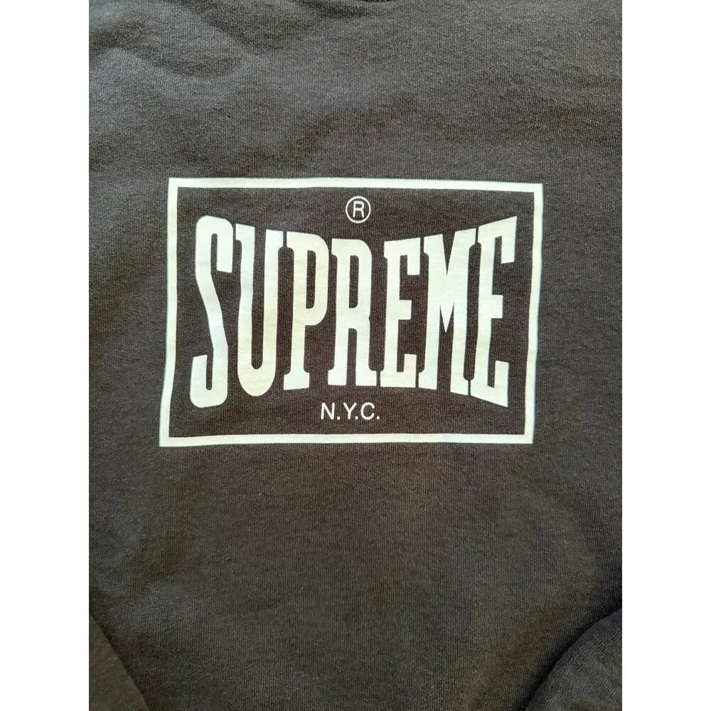 Supreme Crew Neck Cotton Sweatshirt